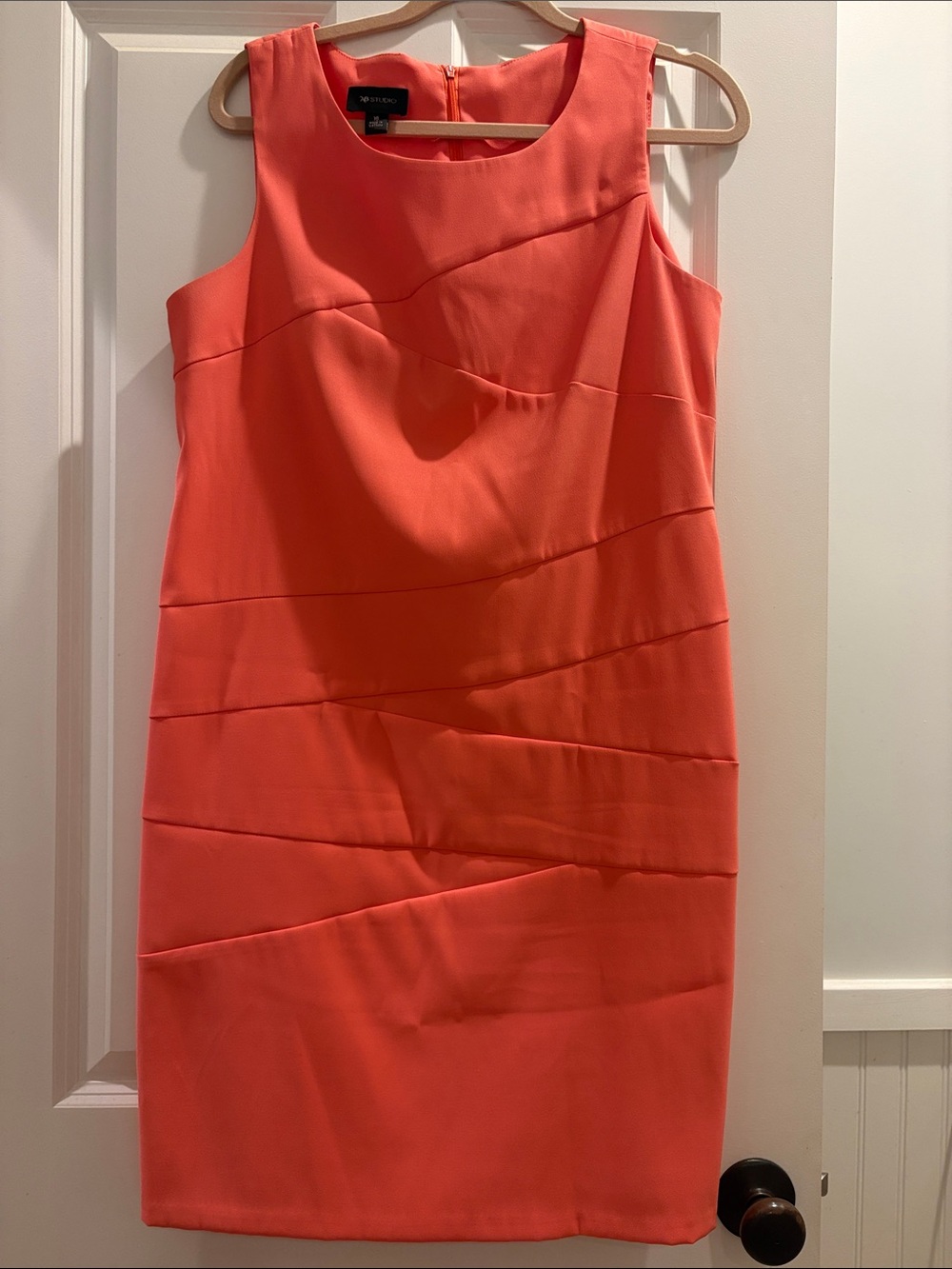 AB Studio Coral Sleeveless Dress